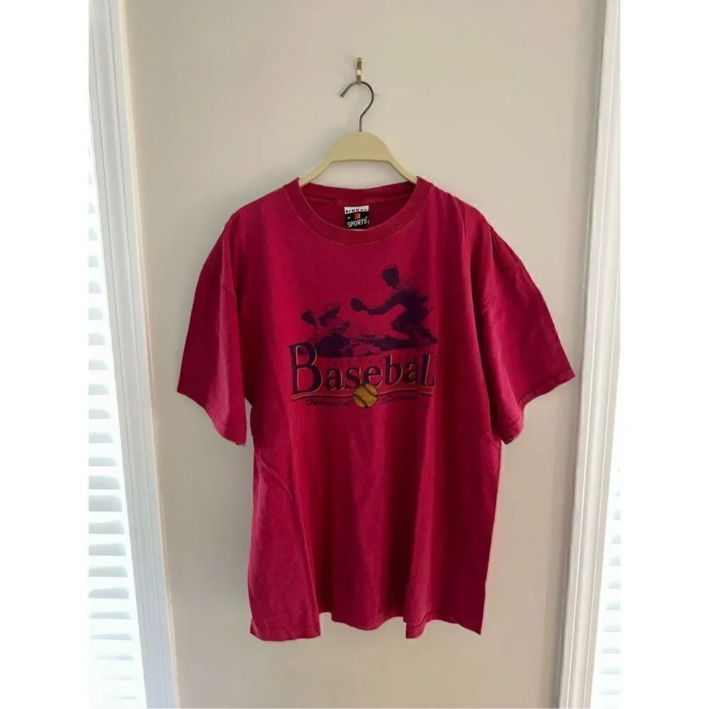 Signal Sports Vintage “Americans Game Baseball World Series” Shirt Size XL